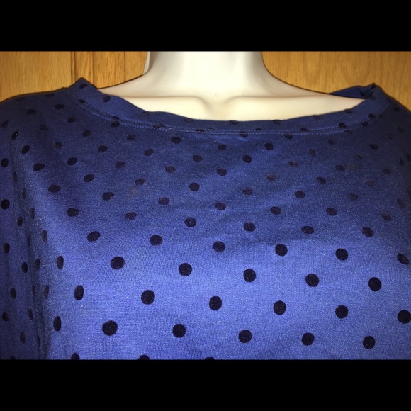 Fleece polka dot sweatshirt - Picture 2 of 2